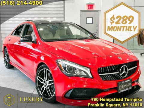 2018 Mercedes-Benz CLA for sale at LUXURY MOTOR CLUB in Franklin Square NY