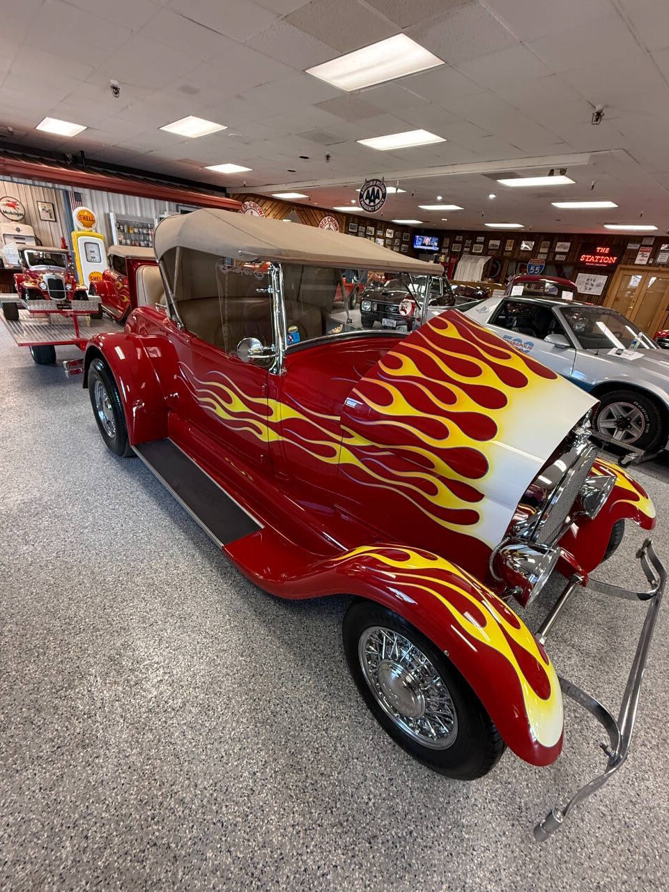 Red 1929 Ford Model A 2