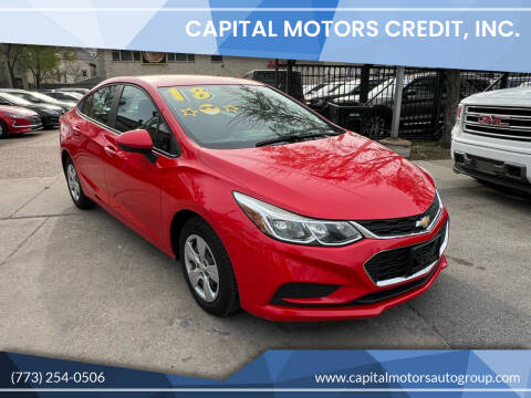 2018 Chevrolet Cruze for sale at Capital Motors Credit, Inc. in Chicago IL