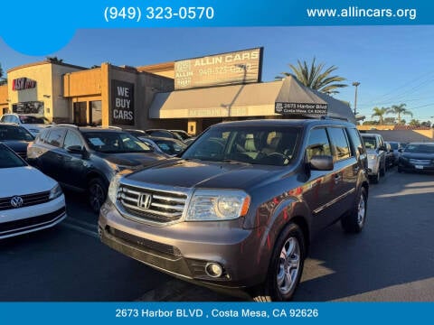 2014 Honda Pilot for sale at Allin Cars in Costa Mesa CA