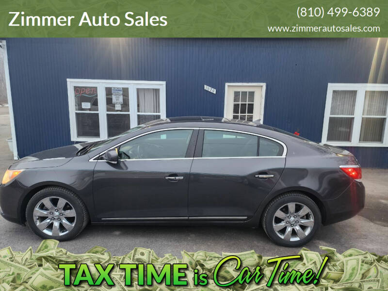 2012 Buick LaCrosse for sale at Zimmer Auto Sales in Lexington MI