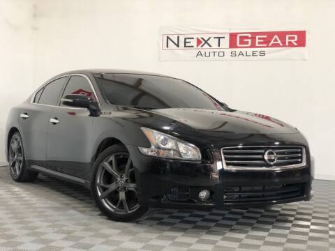 2013 Nissan Maxima for sale at Next Gear Auto Sales in Westfield IN