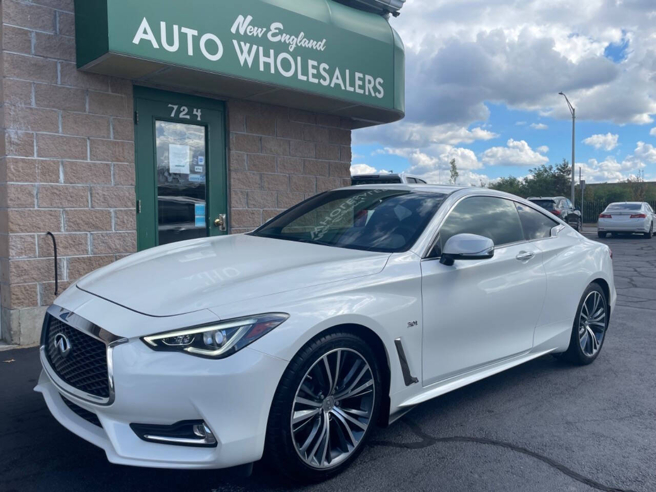 2017 INFINITI Q60 for sale at New England Wholesalers in Springfield, MA