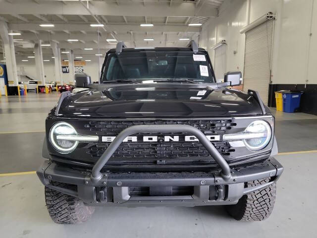 Used 2023 Ford Bronco 4-Door Base with VIN 1FMEE5DP0PLB72402 for sale in Burlington, WA