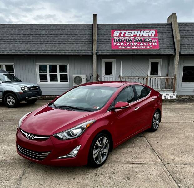 2015 Hyundai Elantra for sale at Stephen Motor Sales LLC in Caldwell OH