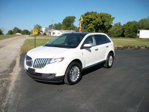 2013 Lincoln MKX for sale at The Garage Auto Sales and Service in New Paris OH