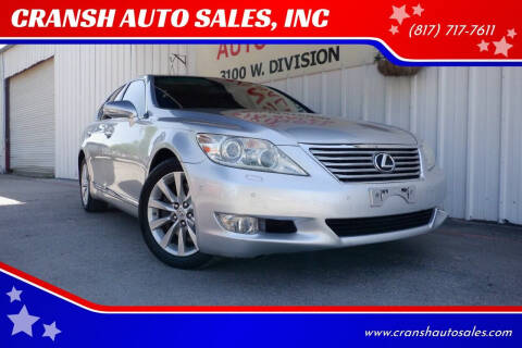 2011 Lexus LS 460 for sale at CRANSH AUTO SALES, INC in Arlington TX