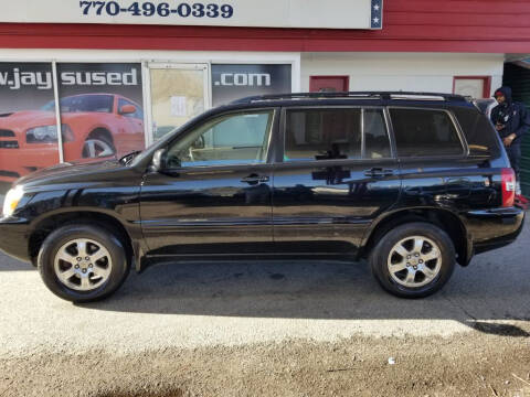 2007 Toyota Highlander for sale at Jays Used Car LLC in Tucker GA