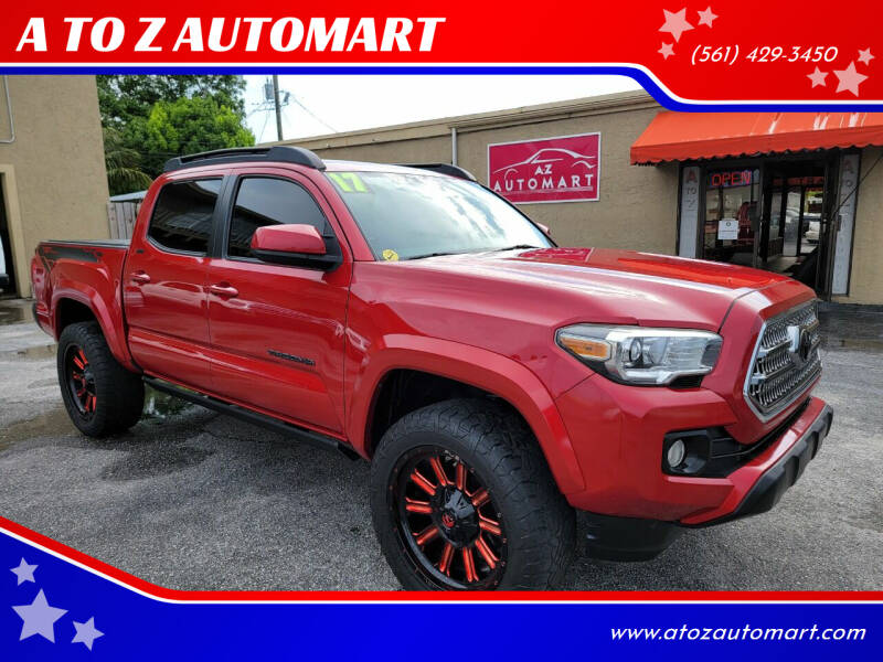 2017 Toyota Tacoma for sale at A TO Z  AUTOMART in West Palm Beach FL