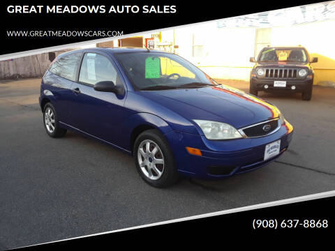 2005 Ford Focus for sale at GREAT MEADOWS AUTO SALES in Great Meadows NJ
