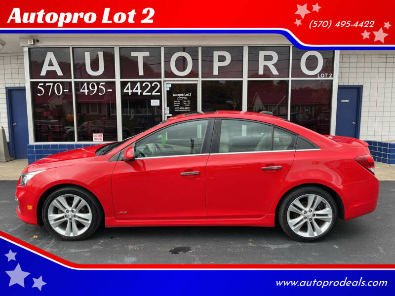 2015 Chevrolet Cruze for sale at Autopro Lot 2 in Sunbury PA