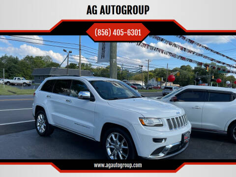2015 Jeep Grand Cherokee for sale at AG AUTOGROUP in Vineland NJ