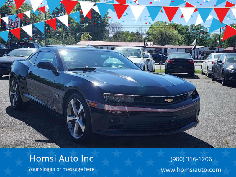 2015 Chevrolet Camaro for sale at Homsi Auto Inc in Kannapolis NC