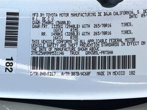 2022 Toyota Tacoma TRD Off-Road