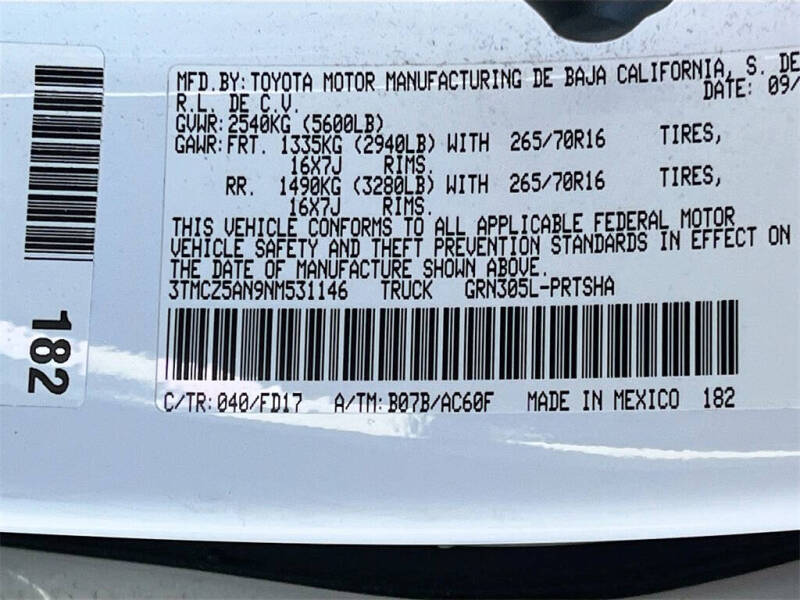 2022 Toyota Tacoma TRD Off-Road