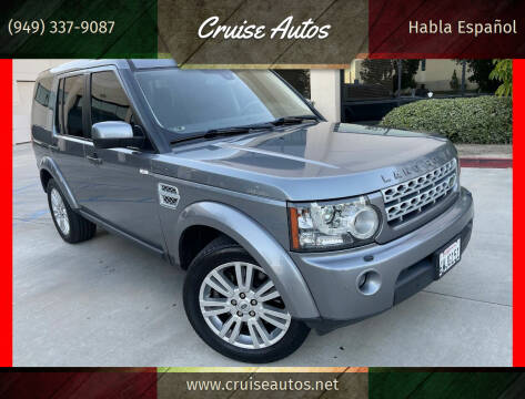 2012 Land Rover LR4 for sale at Cruise Autos in Corona CA