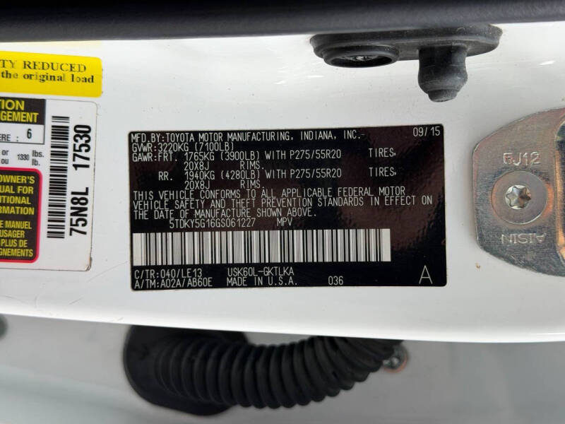 2016 Toyota Sequoia Limited