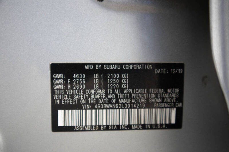 2020 Subaru Legacy Limited