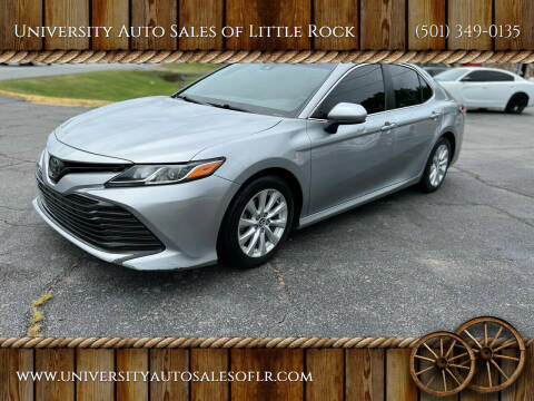 2018 Toyota Camry for sale at University Auto Sales of Little Rock in Little Rock AR