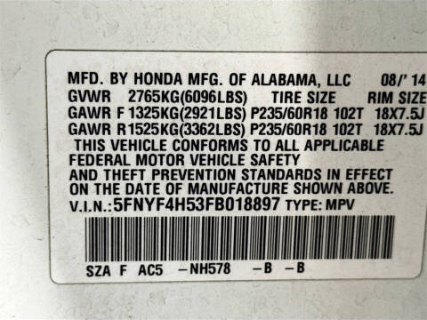 2015 Honda Pilot EX-L