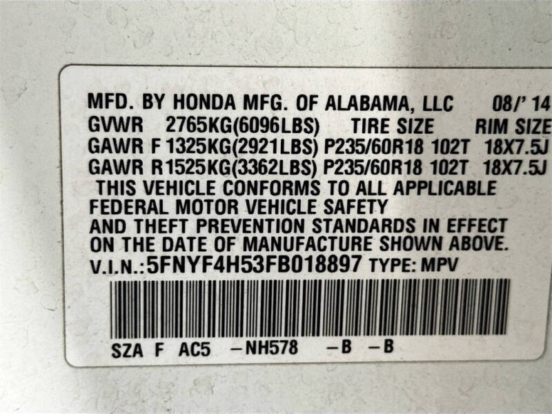 2015 Honda Pilot EX-L