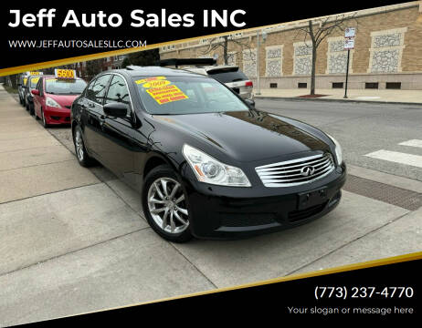 2009 Infiniti G37 Sedan for sale at Jeff Auto Sales INC in Chicago IL