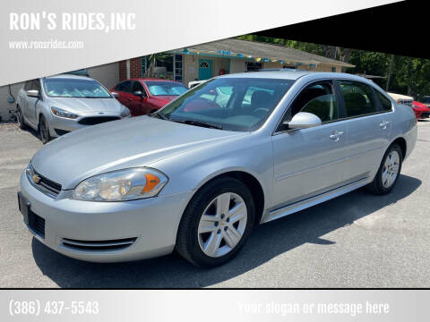 2011 Chevrolet Impala for sale at RON'S RIDES,INC in Bunnell FL