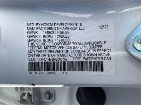 2022 Honda Civic EX-L