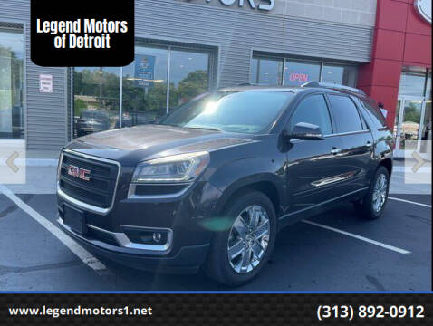 2017 GMC Acadia Limited for sale at Legend Motors of Detroit - Legend Motors of Waterford in Waterford MI
