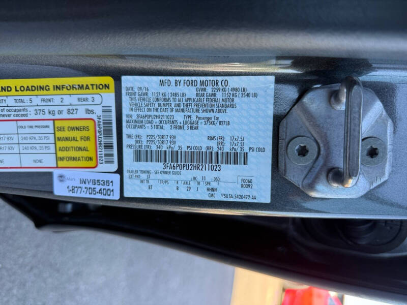 2017 Ford Fusion Energi SE Luxury