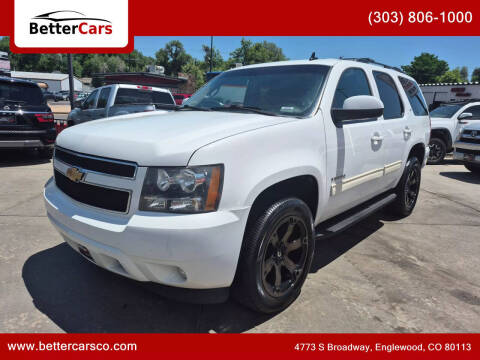 2013 Chevrolet Tahoe for sale at Better Cars in Englewood CO