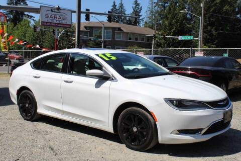2015 Chrysler 200 for sale at Sarabi Auto Sale in Puyallup WA