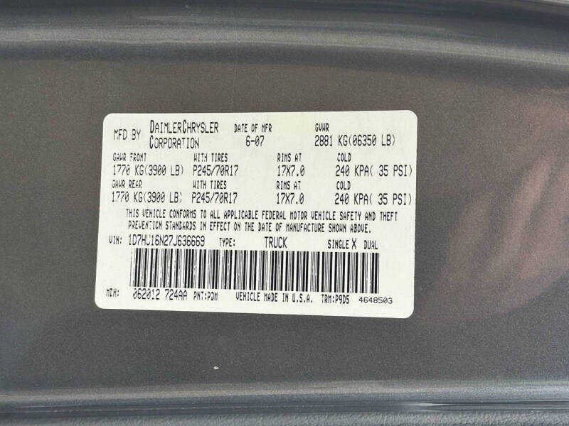 2007 Dodge Ram 1500 ST