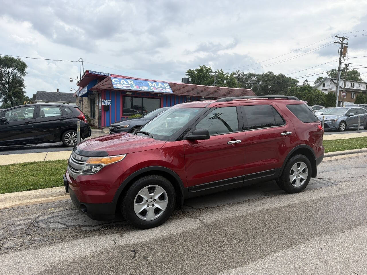 Red 2013 Ford Explorer Base Base 4dr SUV 2