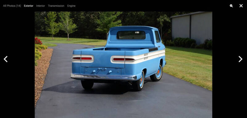 1962 Chevrolet Corvair Rampside Pickup