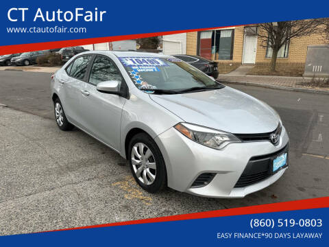 2015 Toyota Corolla for sale at CT AutoFair in West Hartford CT