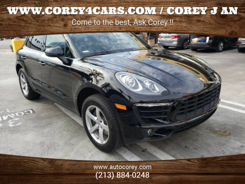 2018 Porsche Macan for sale at WWW.COREY4CARS.COM / COREY J AN in Los Angeles CA