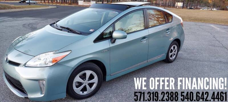 2012 Toyota Prius for sale at EED Auto Group in Fredericksburg VA