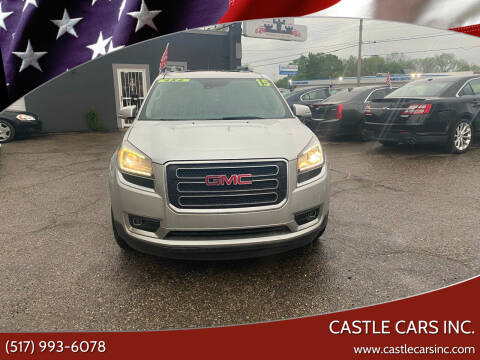 2015 GMC Acadia for sale at Castle Cars Inc. in Lansing MI