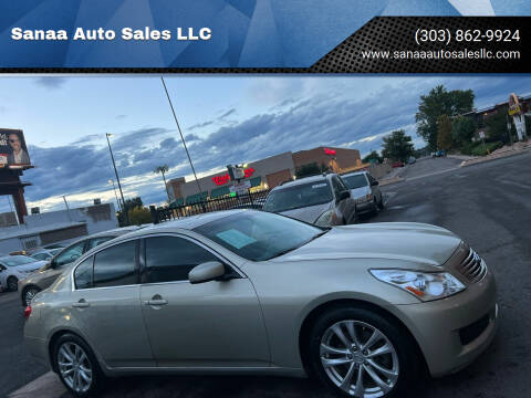 2007 Infiniti G35 for sale at Sanaa Auto Sales LLC in Denver CO