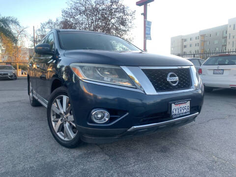 2013 Nissan Pathfinder for sale at Arno Cars Inc in North Hills CA