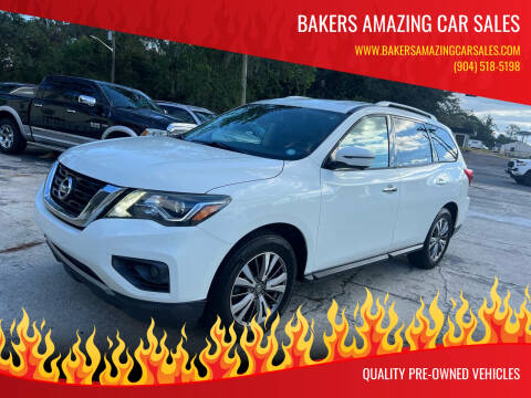 2018 Nissan Pathfinder for sale at Bakers Amazing Car Sales in Jacksonville FL