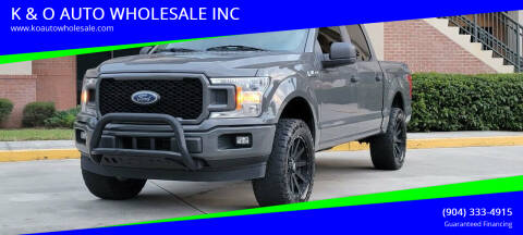 2018 Ford F-150 for sale at K & O AUTO WHOLESALE INC in Jacksonville FL