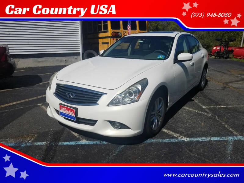 2011 Infiniti G37 Sedan for sale at Car Country USA in Augusta NJ