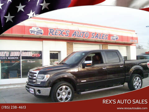 2013 Ford F-150 for sale at Rex's Auto Sales in Junction City KS