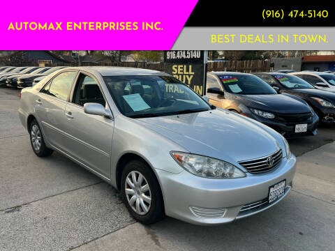 2006 Toyota Camry for sale at AUTOMAX ENTERPRISES INC. in Roseville CA