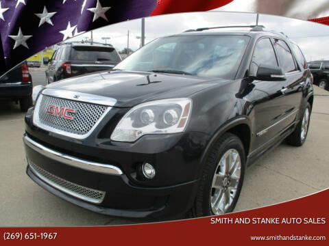 2012 GMC Acadia for sale at Smith and Stanke Auto Sales in Sturgis MI