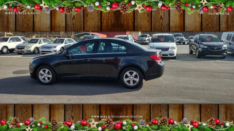 2014 Chevrolet Cruze for sale at MIKE'S CYCLE & AUTO in Connersville IN