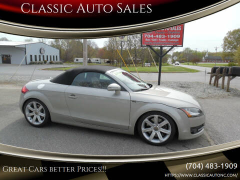 2009 Audi TT for sale at Classic Auto Sales in Maiden NC