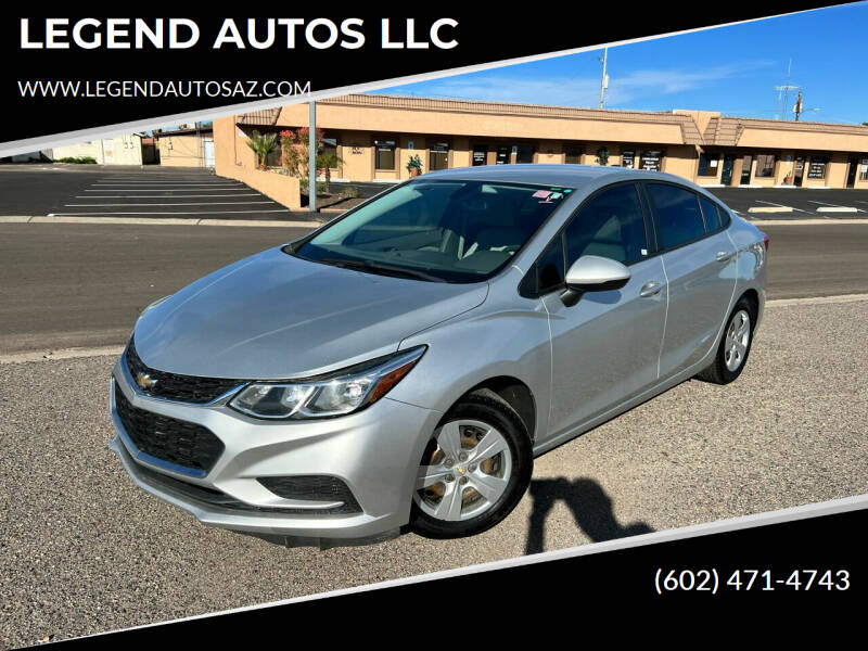2017 Chevrolet Cruze for sale at LEGEND AUTOS LLC in Youngtown AZ